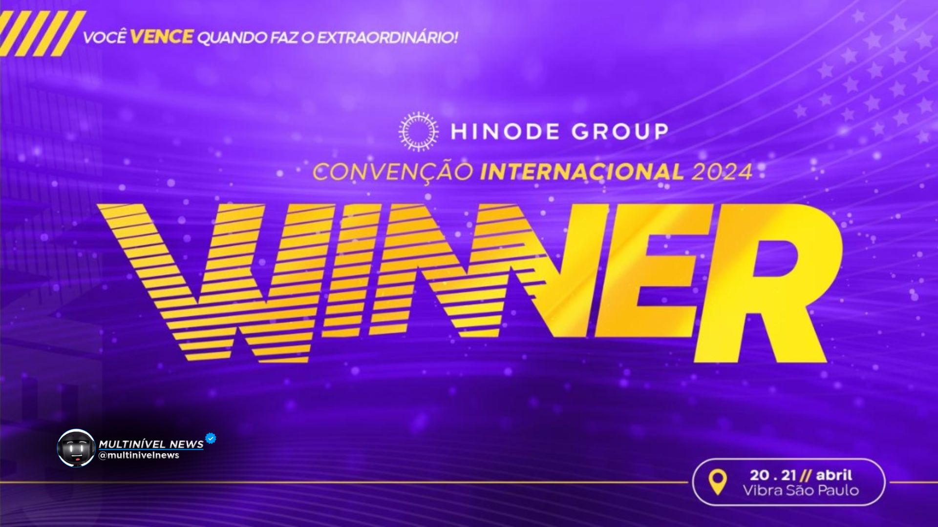 Hinode Group Anuncia Convenção Internacional Winner 2024 em São Paulo